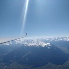 Flugwegposition um 13:19:24: Aufgenommen in der Nähe von Mals, Bozen, Italien in 3137 Meter
